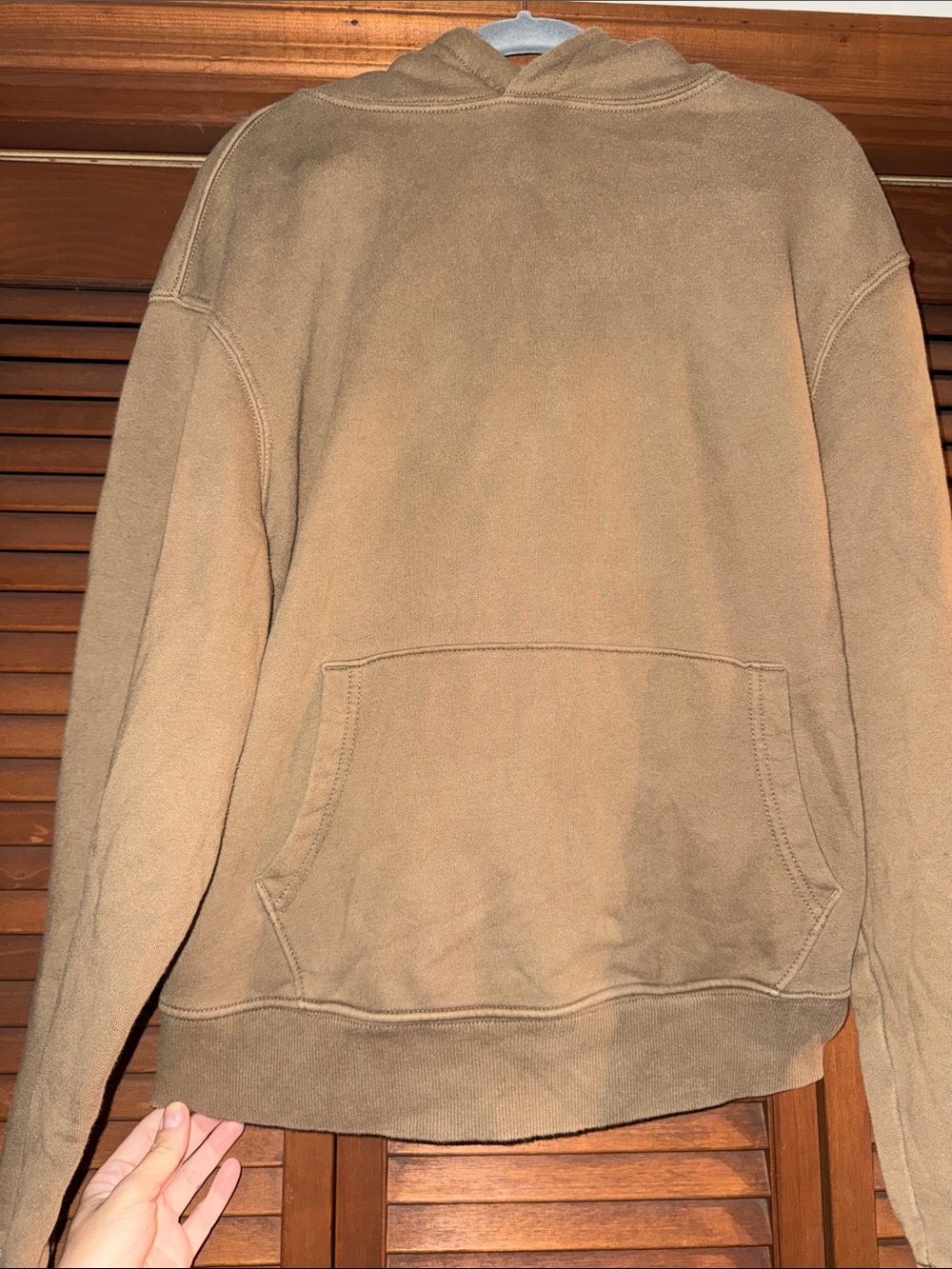 Old Navy Brown Hooded Pullover Sweatshirt